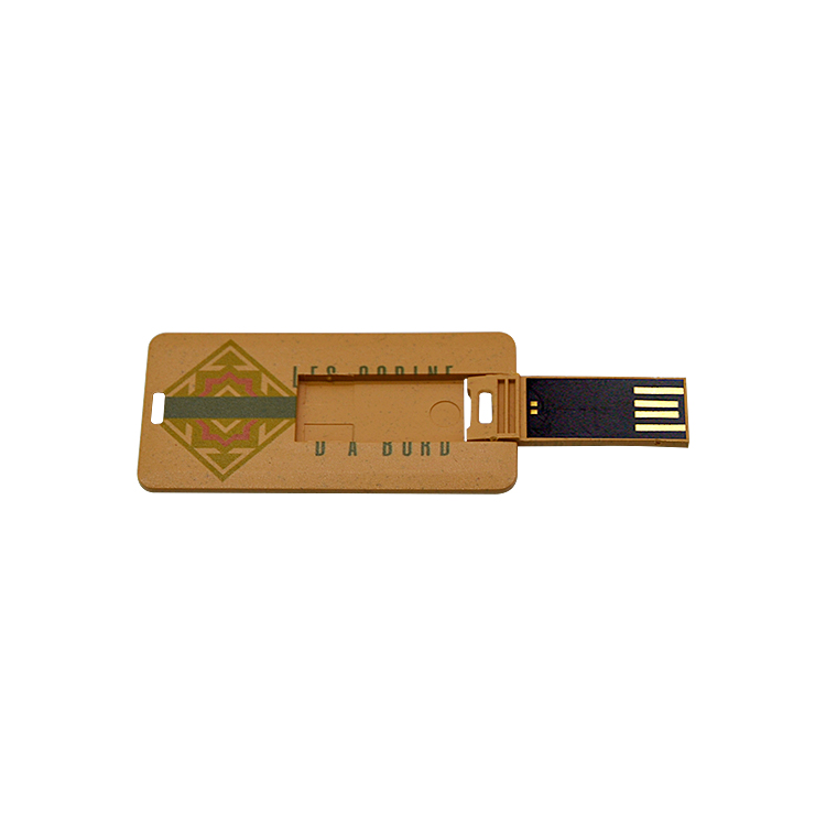 Large printing area degradable card usb key LWU883